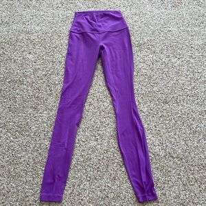 Lululemon Align HR Leggings 28” Moonlite Magenta Size 2